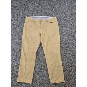 Peter Millar Pants Men 40x29 Tan Khaki Ultimate Sateen 5‎ Pocket Chino Trouser